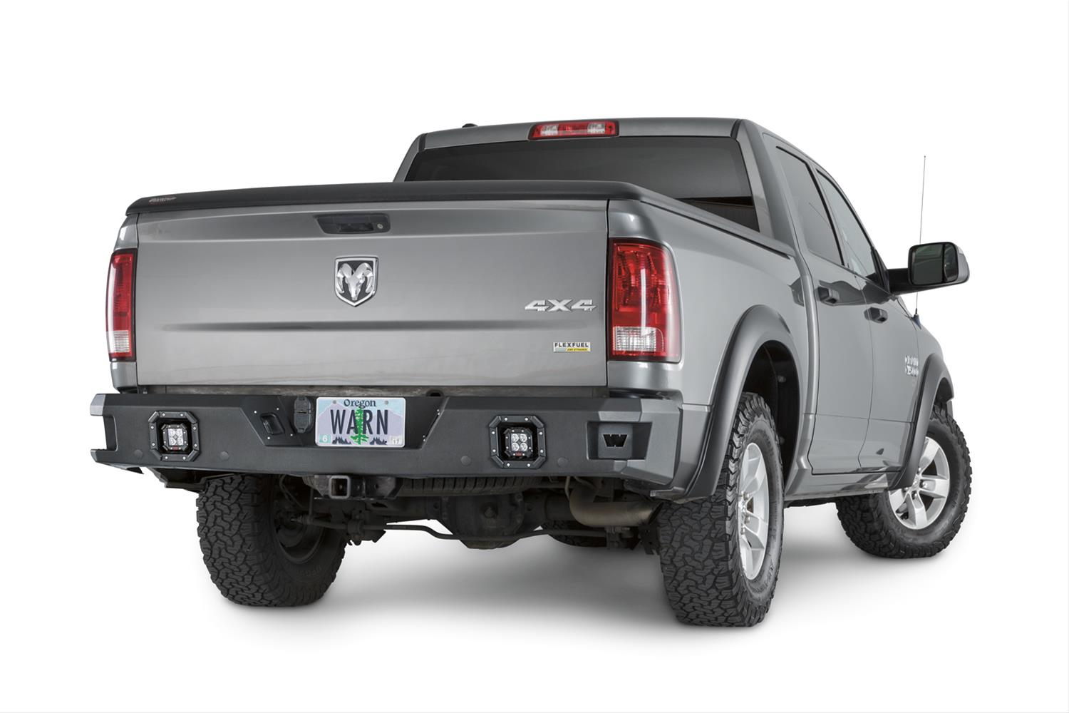 Warn Ascent Rear Truck Bumper 2009-18 Dodge Ram - Click Image to Close